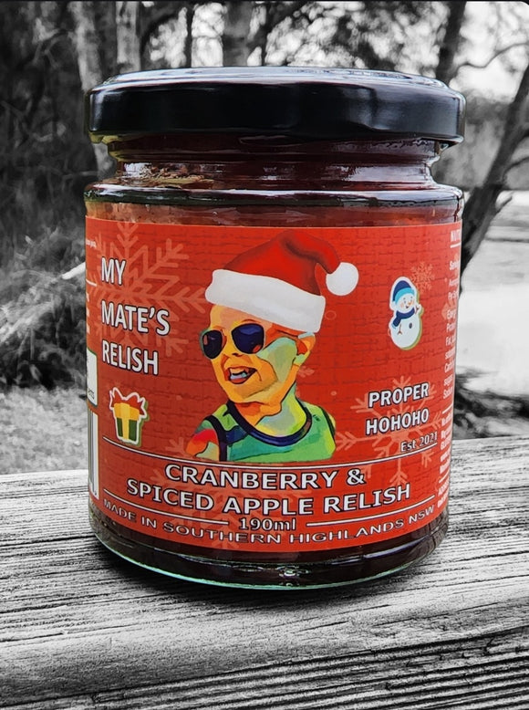 My Mate's Cranberry & Spiced Apple Relish